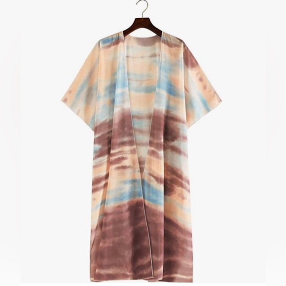 NWOT chiffon kimono - S & M - Picture 4 of 5